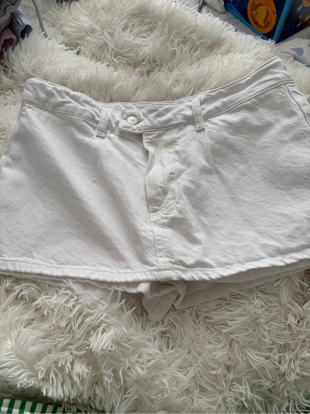 Free People White Denim Skort